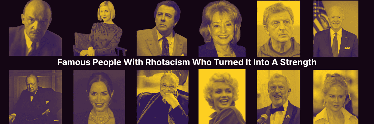 Famous people who overcame speech challenges